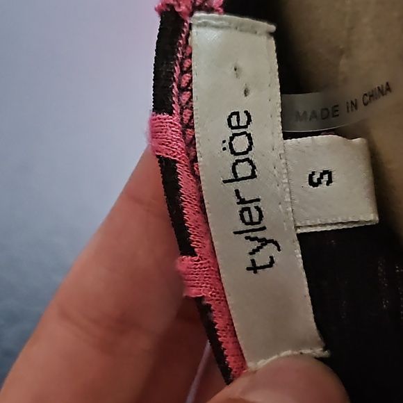 Tyler Böe Pink and Black Checkered Dress - SMALL - Picture 4 of 6